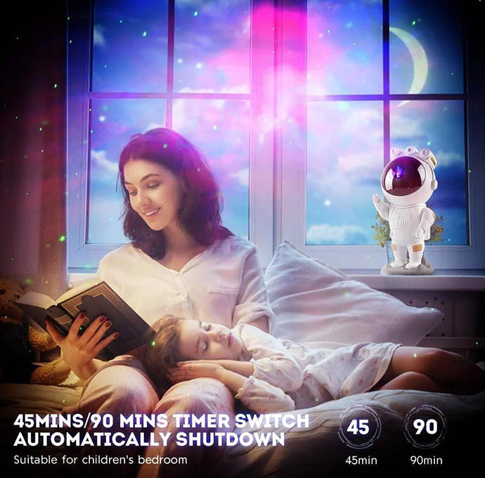 Astronaut Galaxy Star Projector LED Night Light for Bedroom