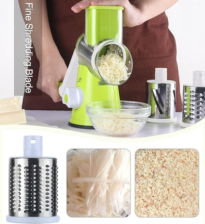 Tabletop Drum Grater Manual Vegetable Cutter